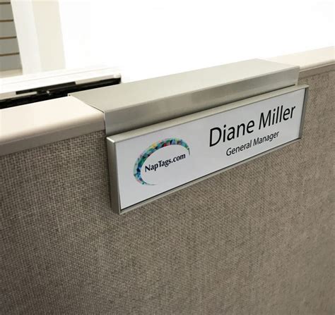 Cubicle Name Plate Sign Holder Frames 8 Or 10 Nap Nameplates