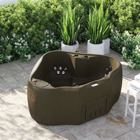 Aquarest Spas Powered By Jacuzzi Pumps Person Jet Oval Plug And Play Hot Tub With