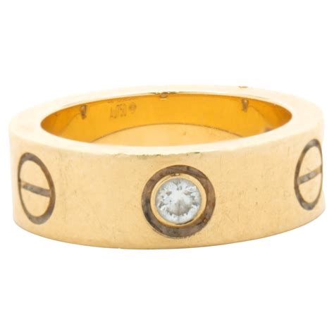 Cartier 18 Karat Yellow Gold Love Ring For Sale At 1stdibs Au 750