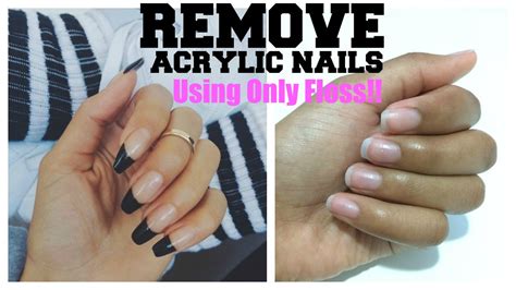 How To Take Off Acrylic Nails At Home