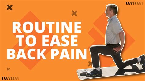 Basic Back And Core Routine For Back Pain Youtube