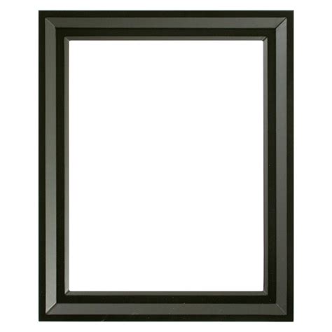 Newport Rectangle Picture Frame Matte Black Victorian Frames