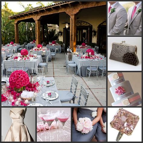 Blush And Bashful Pink Wedding Centerpieces Pink Grey Wedding Grey