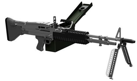 Artstation M60 Machine Gun All Parts