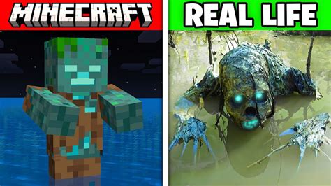 Minecraft Mobs In Real Life Animals Items Blocks Creepergg