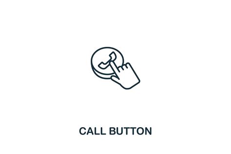 Call Buttom Graphic By Aimagenarium · Creative Fabrica