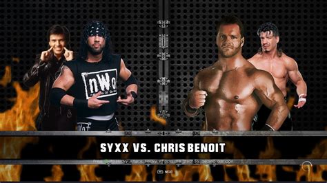 Wwe2k22 Wcw Monday Nitro 1997 Syxx Vs Chris Benoit Youtube
