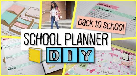 School Notebook Planner Diy Easy And Cheap Youtube