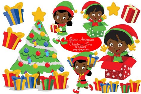 Elves Clipart African American Elf Clipart