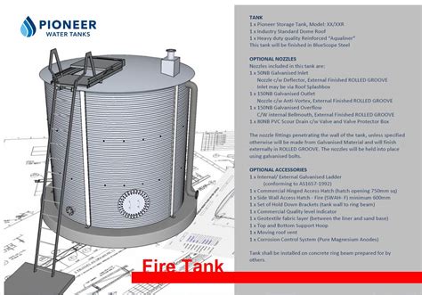 Fire Water Storage Tanks By Pioneer Divine Water Tanks
