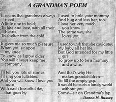 Grandma Quotes Nana Poems Grandparents Activities Robert Allen Grandmother Poem Frases
