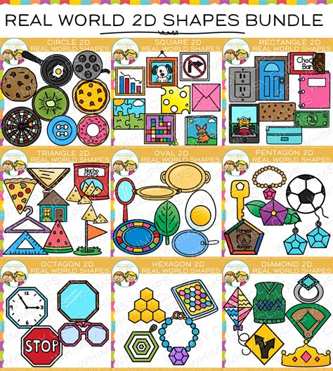 Common Objects 2d Shapes Clipart St Cyprians Greek Orthodox Primary