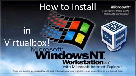 Windows Nt 40 Installation In Virtualbox 2022 Youtube
