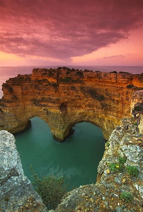 The Nicest Pictures Heart Sea Arch Portugal