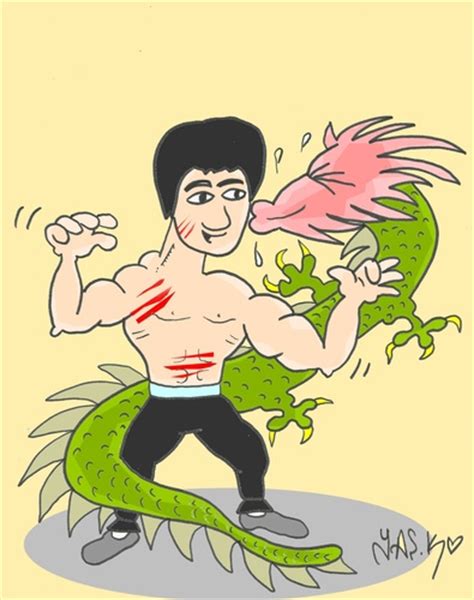 Bruce Lee Love By Yasar Kemal Turan Media And Culture Cartoon Toonpool