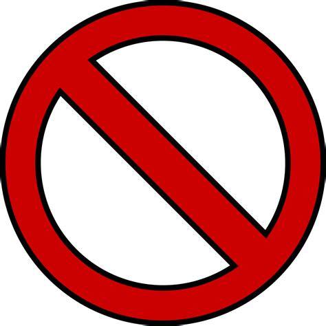 Banimento Proibido Escudo Gráfico Vetorial Grátis No Pixabay Pixabay