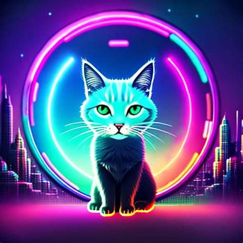 Glowing Cat Custom Midjourney Prompt For Image Generation Socialdraft