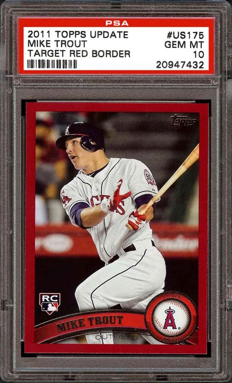 Hours may change under current circumstances Auction Prices Realized Baseball Cards 2011 Topps Update Mike Trout Target Red Border