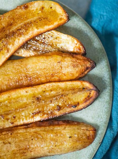 Caramelized Air Fryer Bananas Caramel Tinted Life Recipe Banana