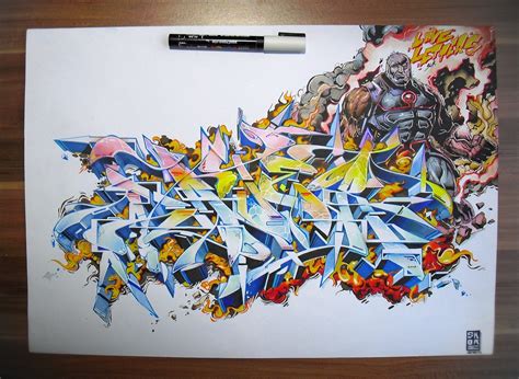 Angular Technical Full Color And Downright Wild Graffiti Sketches