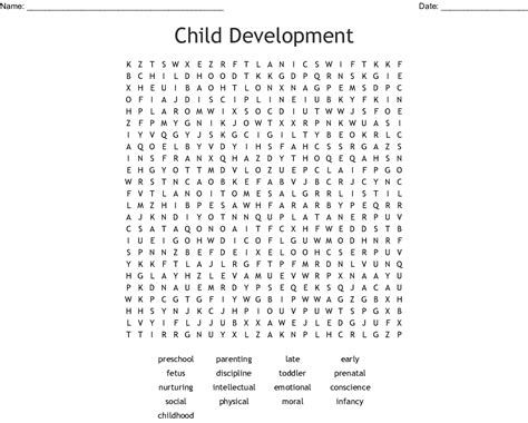 Personal And Social Development Word Search Wordmint Word Search