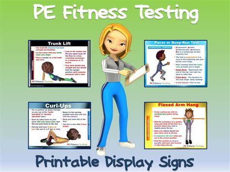 Skill related fitness programs, also called functional movement exercise skill related fitness is based on the dynamic pattern theory of motor learning, which states that your perform movements that simulate the activity you wish to perform. PE Fitness Testing- Printable Display Signs by ejpc2222 ...