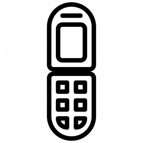 Cellular Contact Flip Phone Phone Icon Download On Iconfinder