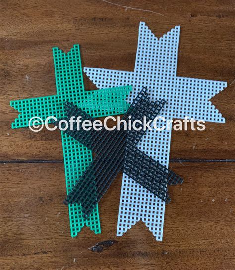 Stacking Crosses Plastic Canvas Cross Set Of 3 Layered Plastic Etsy