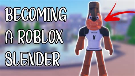 Check spelling or type a new query. I Became A ROBLOX Slender - YouTube