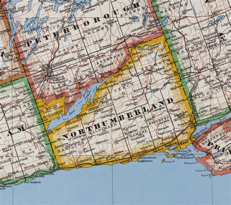 The Changing Shape Of Ontario County Of Northumberland