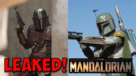 Boba Fett In The Mandalorian Season 2 Leaks Youtube