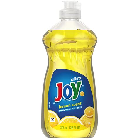 Joy Ultra Concentrated Dishwashing Liquid Lemon 126 Fl Oz 375 Ml