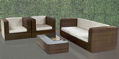 Buy Mediterranean Five Seater Sofa Set With Center Table By Alcanes