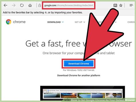 You can make chrome as the default web browser across devices. 5 Ways to Set Google Chrome As Your Default Browser - wikiHow