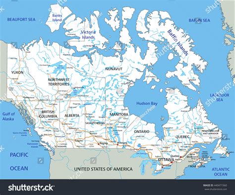 Canadian River Map