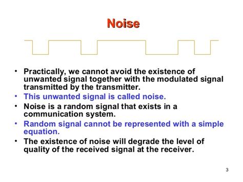Noise In Communication System