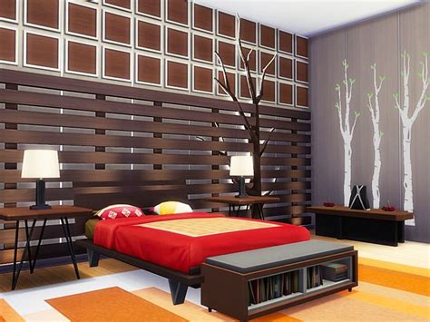 Sims 4 Bedroom Ideas No Cc Sims 4 Bedroom Modern Loft Contemporary