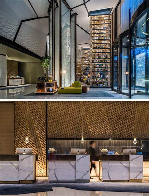 At the blue hotel lobby there is free. 27 Photos Inside The New InterContinental Beijing Sanlitun ...