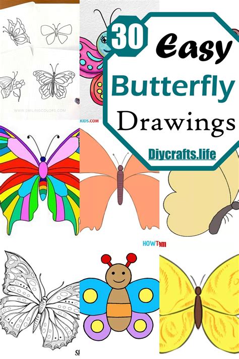 How To Draw Butterfly Step By Step For Kids