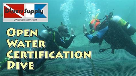 Scuba Certification Open Water Dive Scuba Training Youtube