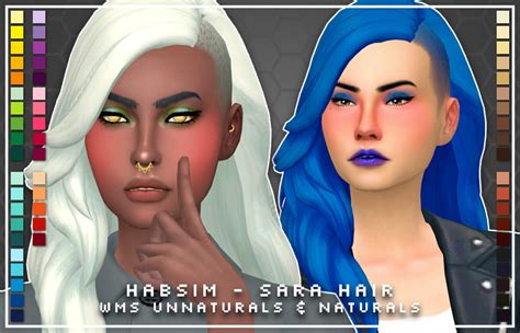 Directory Of Hairs In The Wms Palette — Neverloore Habsims Sara Hair