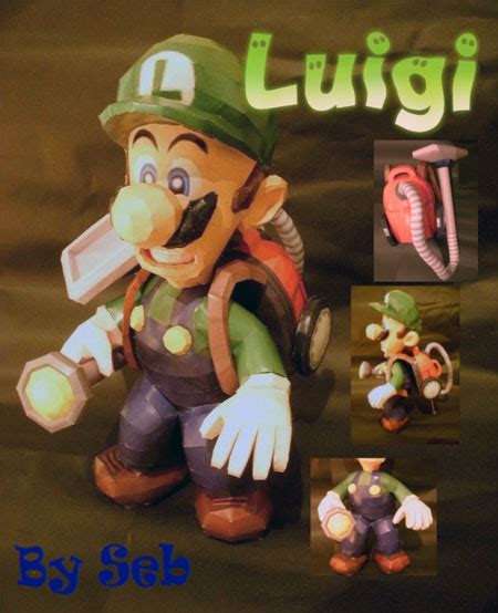 Luigis Mansion Papercraft Papercraft Paradise Papercrafts Paper