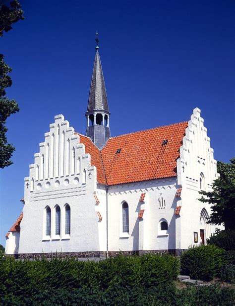 Typical Danish Church Architecture Stock Photo Image 38923412