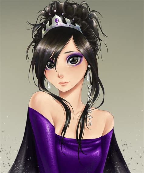 Purple By Mari945 On Deviantart Maryam Art Animated Girl Manga Girl