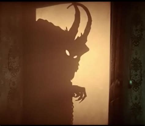 Krampus Silhouette From Grandma S Flashback The Flashback Is Done In