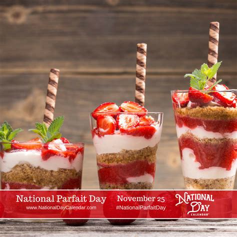 National Parfait Day Is A Nice Treat To Wind Down A Long Holiday