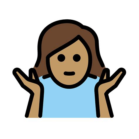 Woman Shrugging Emoji Png - Goimages Thevirtual png image