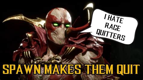 Rage Quitting Against Spawn Mortal Kombat 11 Online Matches W