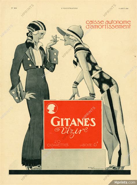 Gitanes Cigarettes 1931 Vizir René Vincent — Cigarettes