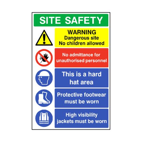 See more ideas about construction safety, signage, construction. Construction Site Safety Sign- PVC Safety Signs